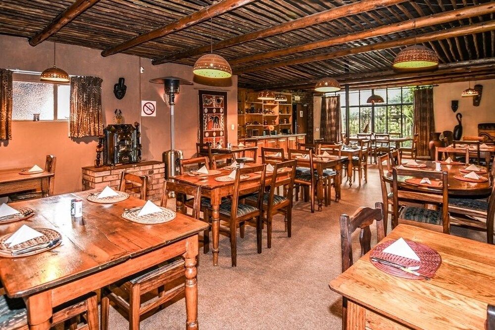 Seating inside the lodge pub